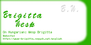 brigitta wesp business card